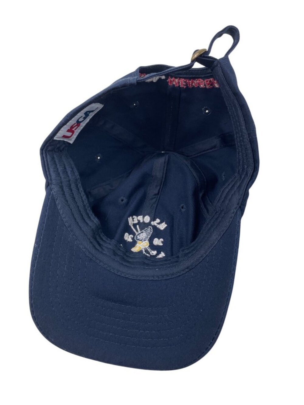 US Open 2020 Winged Foot Strapback Hat Blue One Size USGA Member - Picture 6 of 8